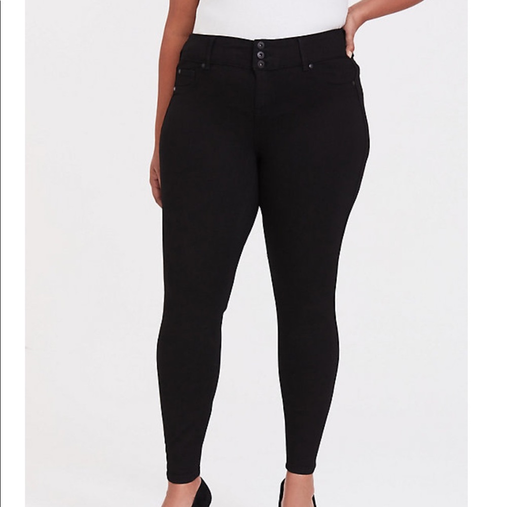 Torrid super stretch jegging black